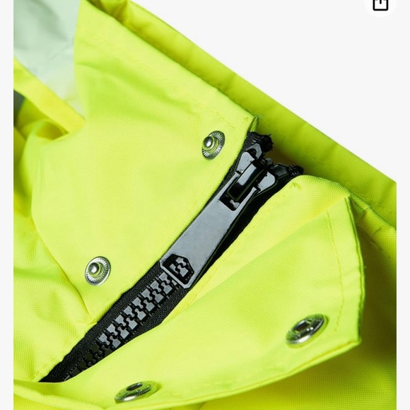 Utility Pro Hi-Visibility Reflective Bomber Jacket with removable Fleece Lining - Picture 5 of 9